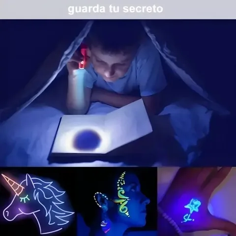 Editar: Pack 12 Lápices Invisible Con Tinta Uv - SKU-74